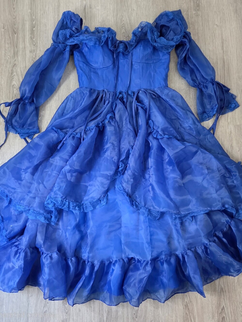 Royal Blue Layered Dress